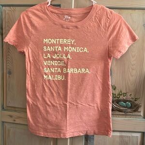 J. Crew Dusty Rose Tee XS